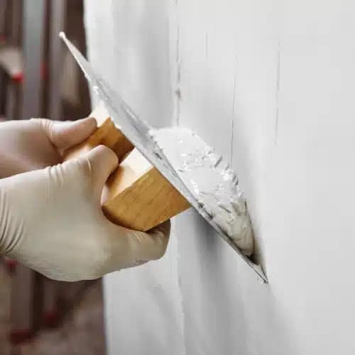 Travaux de plâtrerie