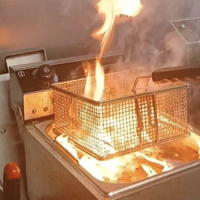 Feu de friteuse